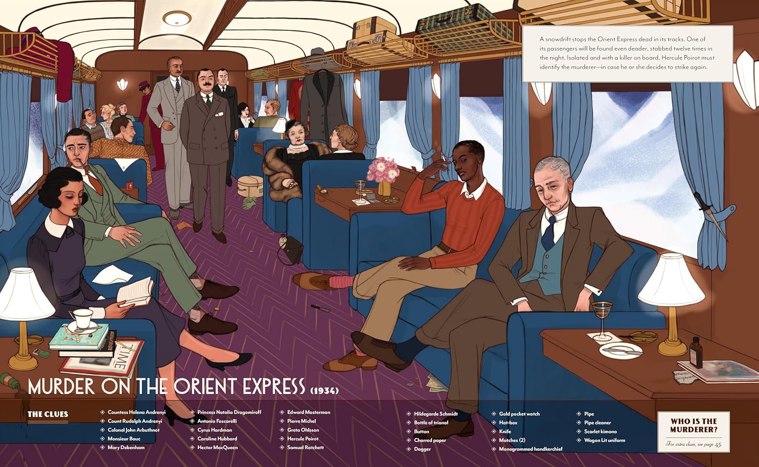 Agatha Christie Seek-and-Find: Find Clues and Criminals in 20 Classic Mysteries!