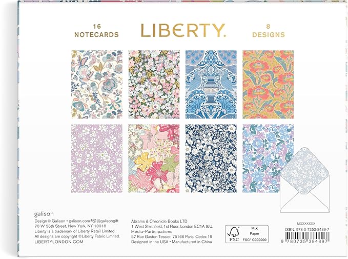 Liberty Floral Greeting Asso Note 2