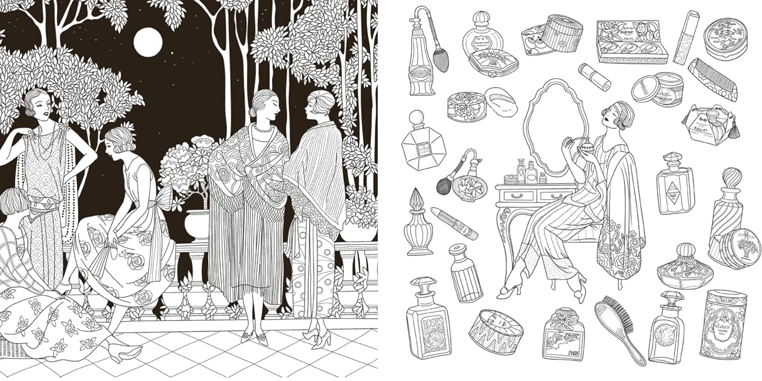The Jazz Age: A Twenties Inspired Colouring Book
