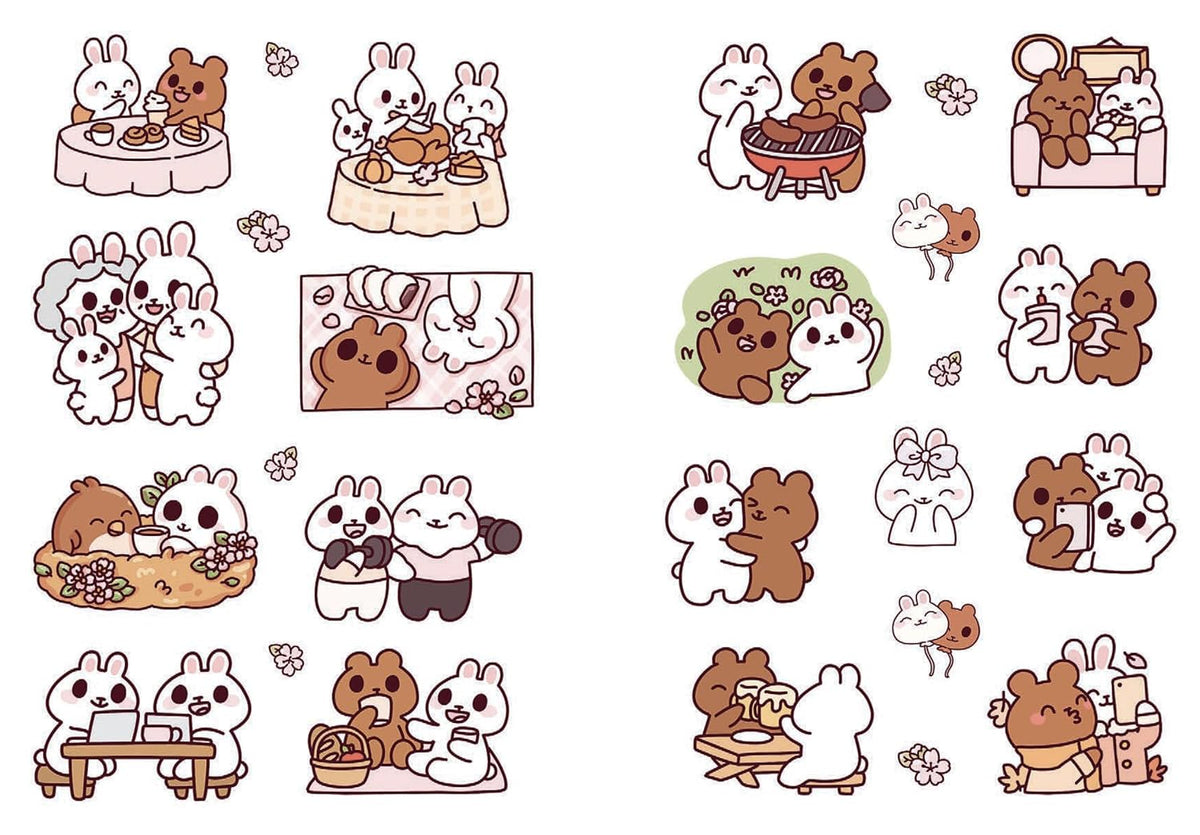 Cozy Moments: A Cute 'n' Cozy Little Sticker Book
