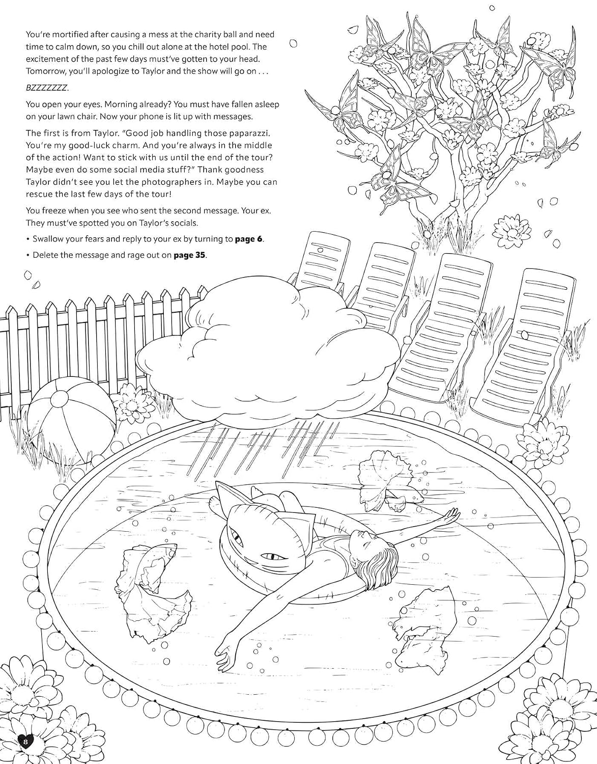 Taylor Swift in Every Era: An Enchanting Coloring Adventure: An Unofficial Coloring Adventure