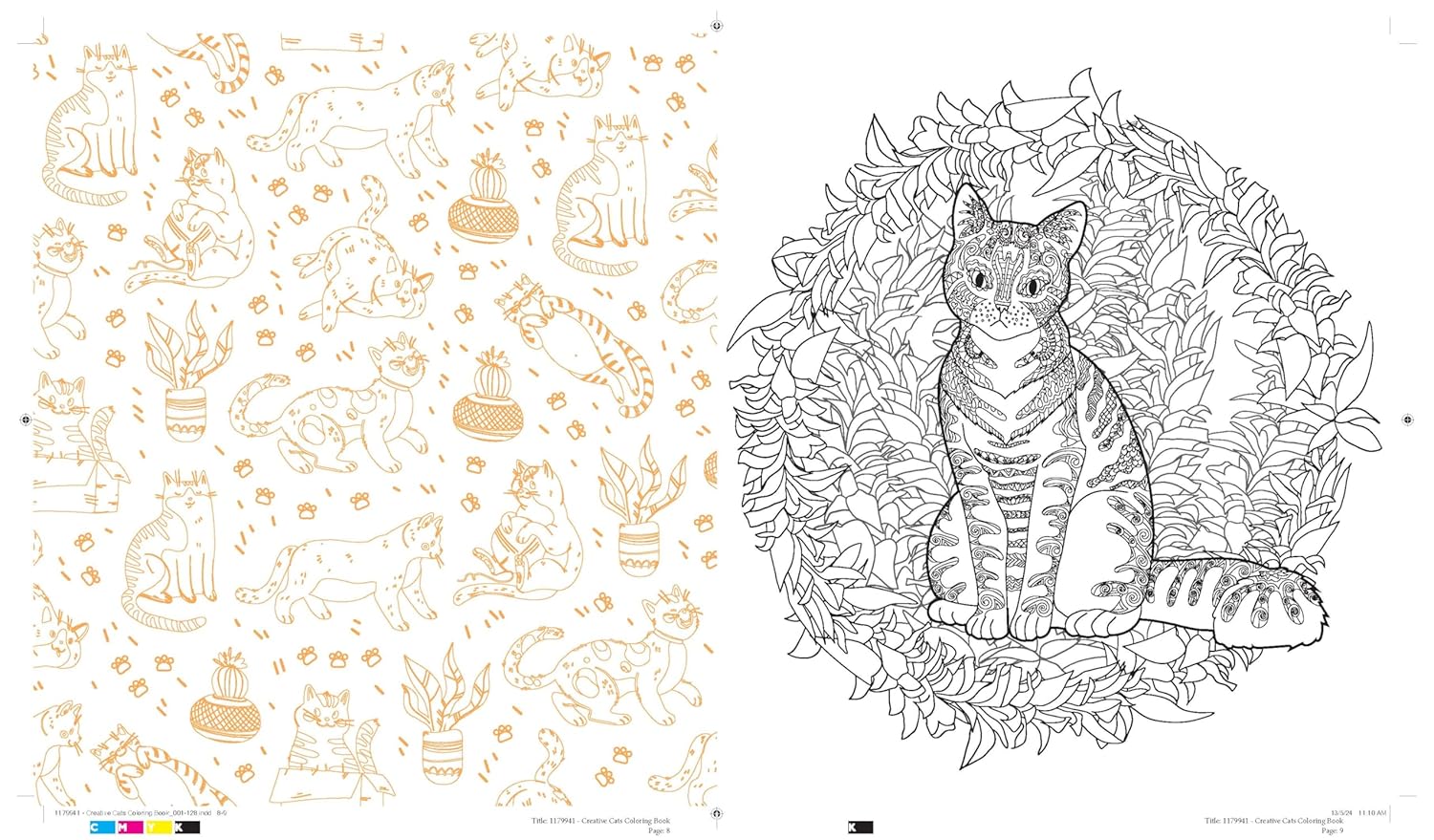 Creative Cats Coloring Book: Cat-tastic Kitties to Color - More Than 100 Pages to Color!