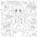 Manga Mania Coloring Book: Over 100 Cute Characters to Color