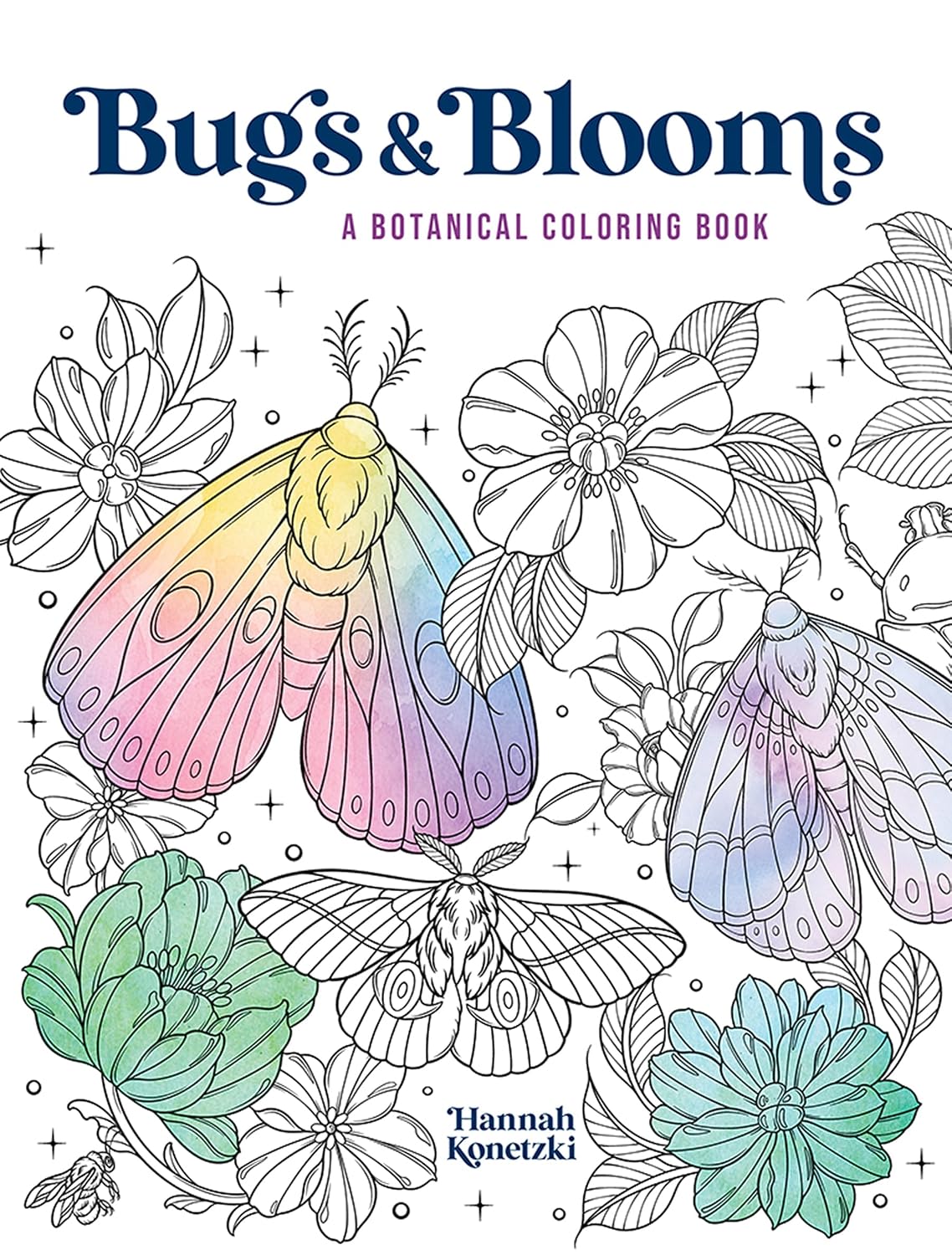 Bugs & Blooms: A Botanical Coloring Book