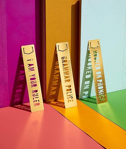 Grammar Police Metal Bookmark Stencil