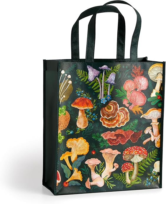 World of Mushrooms Reusable Shopping Bag