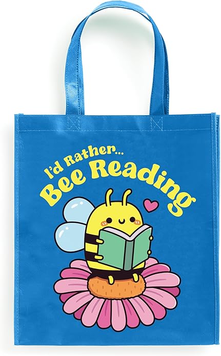 I'd Rather Bee Reading Reusable Shopping Bag