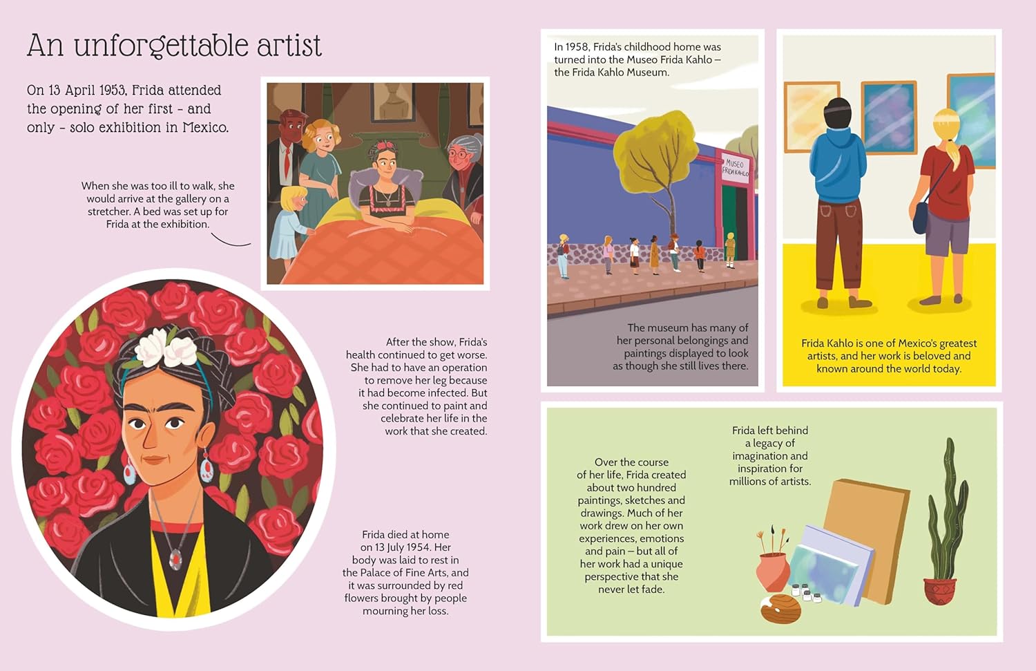 Frida Kahlo: An inspiring sticker story about being true to yourself