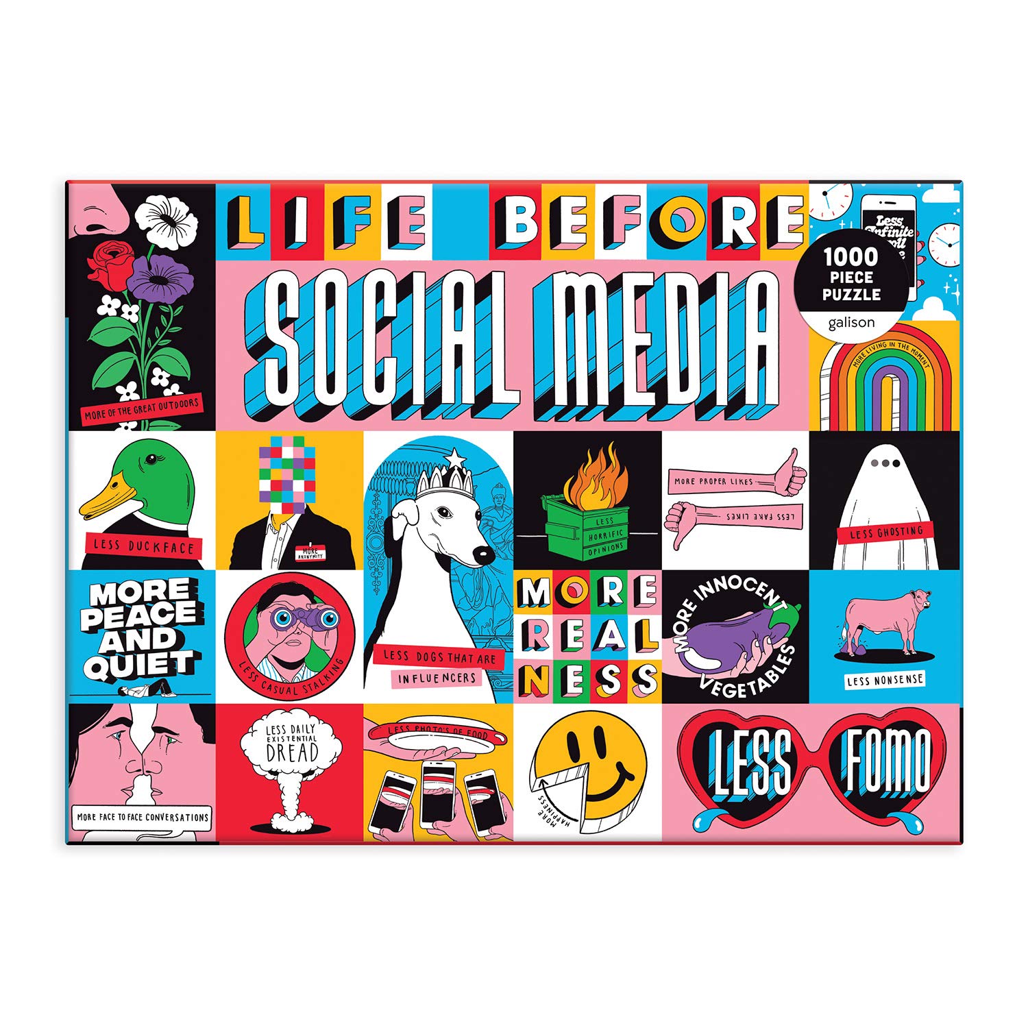 Life Before Social Media 1000 Piece Puzzle