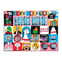 Life Before Social Media 1000 Piece Puzzle