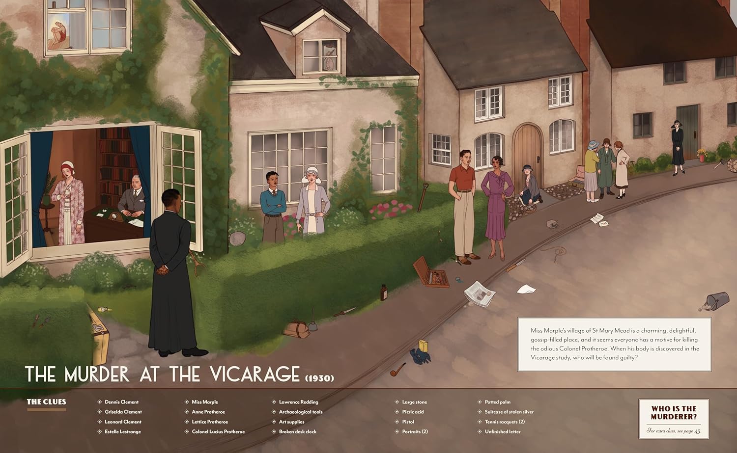 Agatha Christie Seek-and-Find: Find Clues and Criminals in 20 Classic Mysteries!