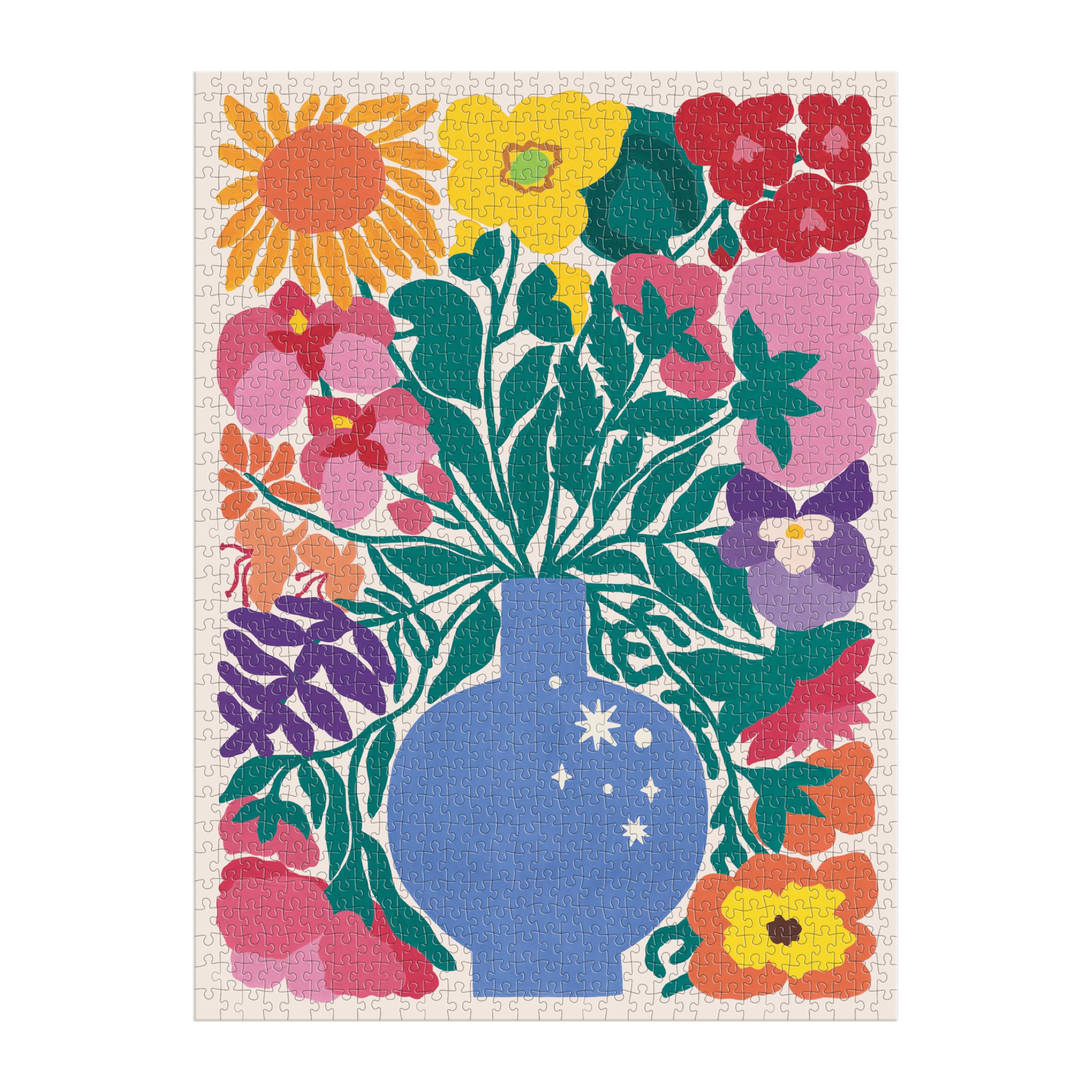 Zodiac Flowers – 1000 Piece Puzzle Featuring Artistic Flowers Paired With Zodiac Signs