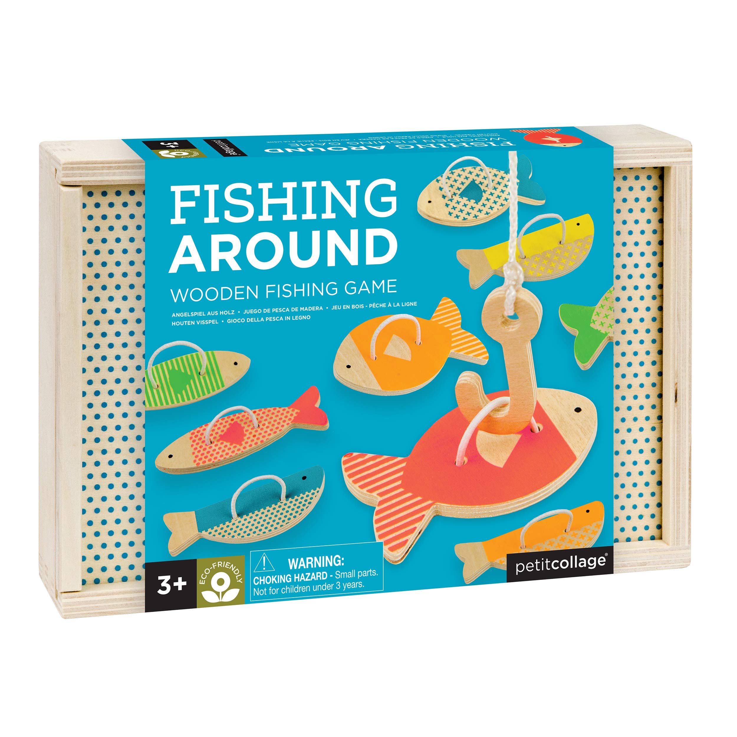 Fishing Around Wooden Game, Multicoloured
