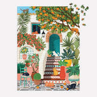 Mediterranean Cats 1000 Piece Puzzle
