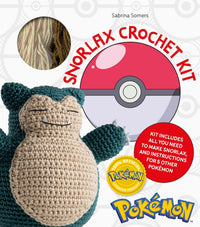 Pokémon Crochet Snorlax Kit: Includes materials to make Snorlax and instructions for 5 other Pokémon