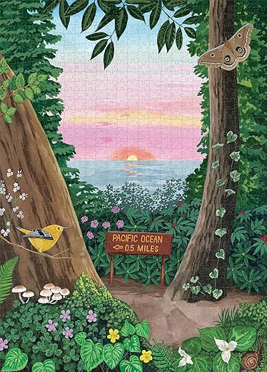 Pacific Coasting: Sunset Hike 1,000-Piece Puzzle (Workman Jigsaw Puzzles)
