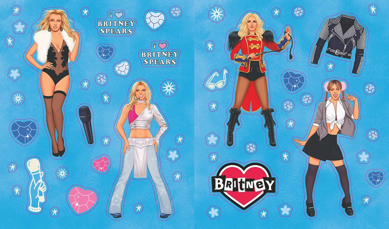 The Official Britney Spears Sticker Book: More Than 500 Stickers!