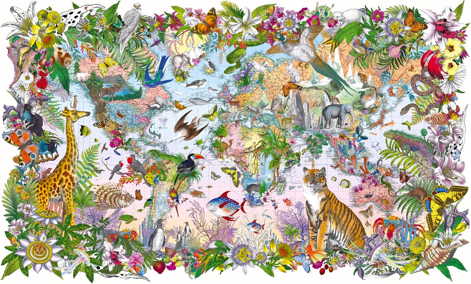 The Fantastical Safari: 1000-piece Jigsaw Puzzle: a Journey of Discovery