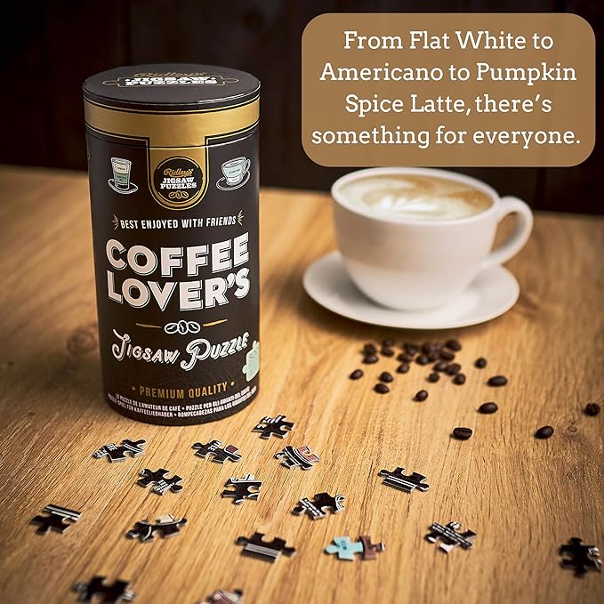 Coffee Lover's 500 Piece Jigsaw Puzzle