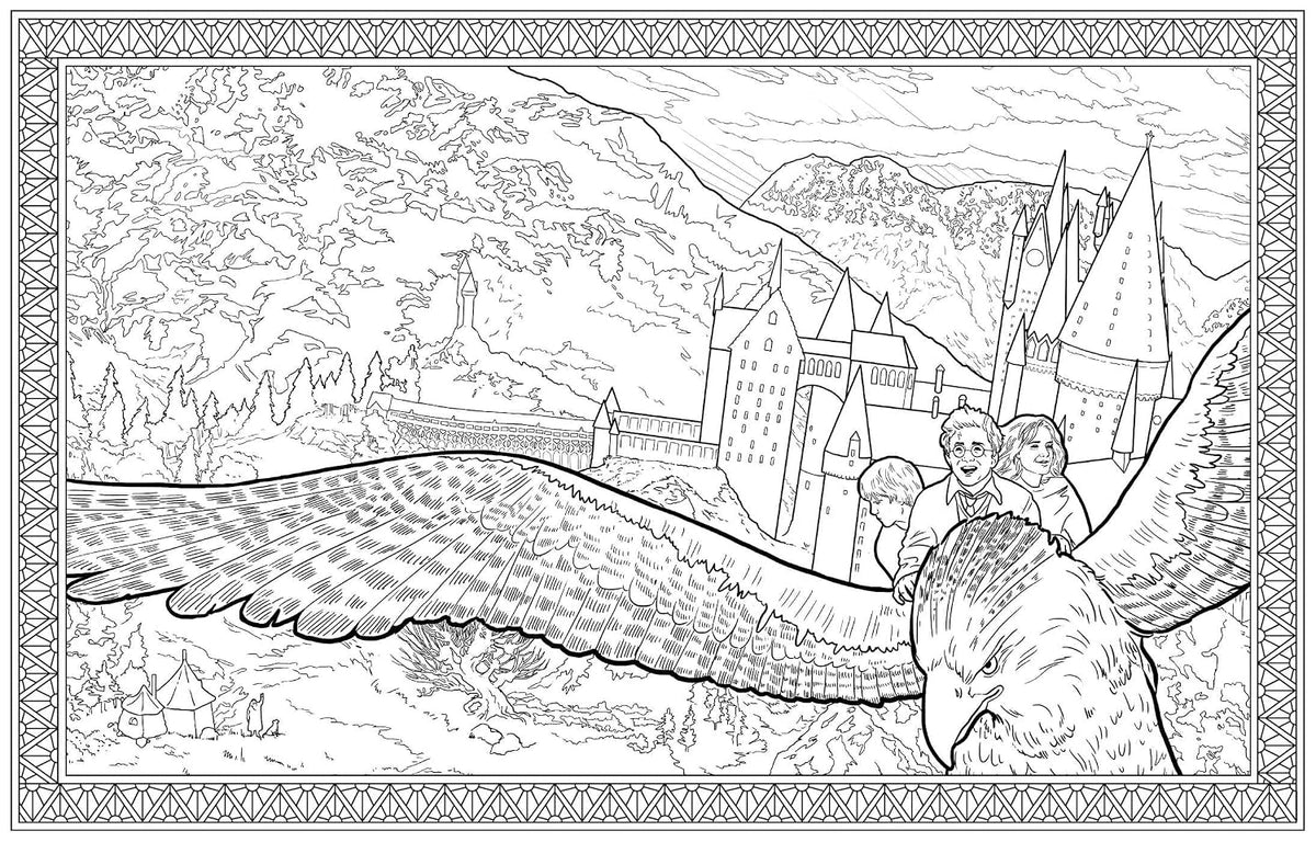 Harry Potter: Magical Creatures Coloring Book