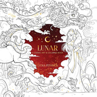 Lunar: A Zodiac Art & Coloring Book