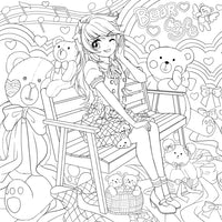 Manga Mania Coloring Book: Over 100 Cute Characters to Color