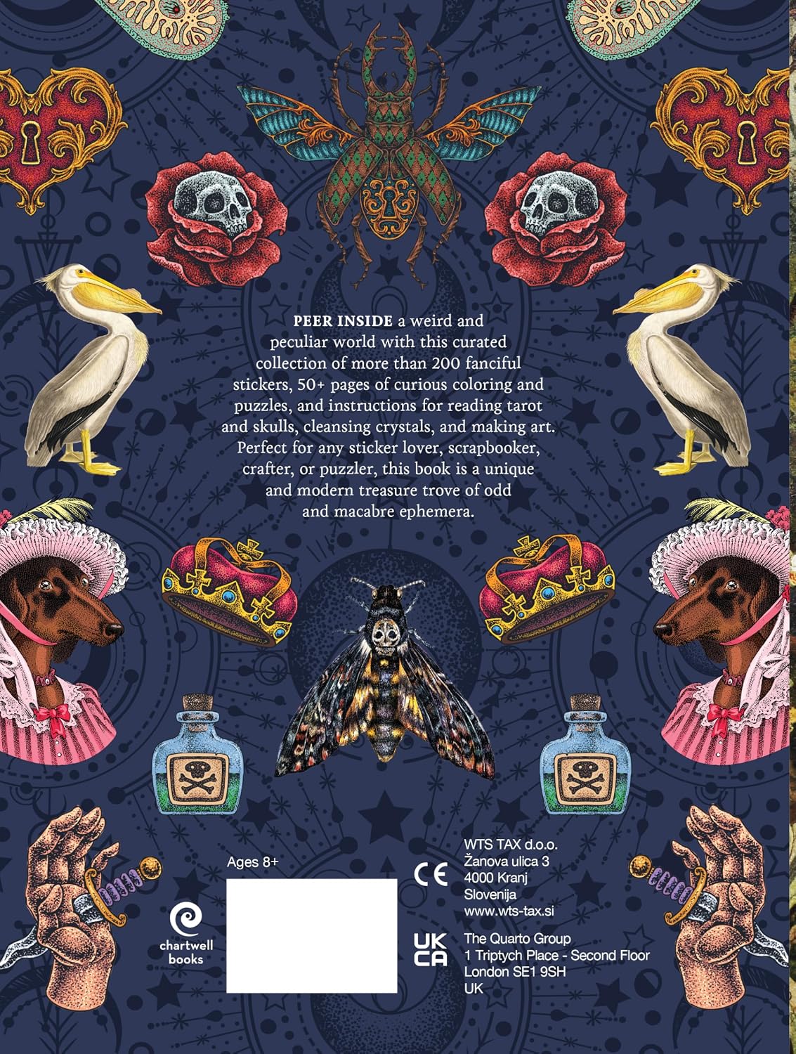 Oddities & Curiosities Sticker, Color & Activity Book: Over 500 Unique Stickers
