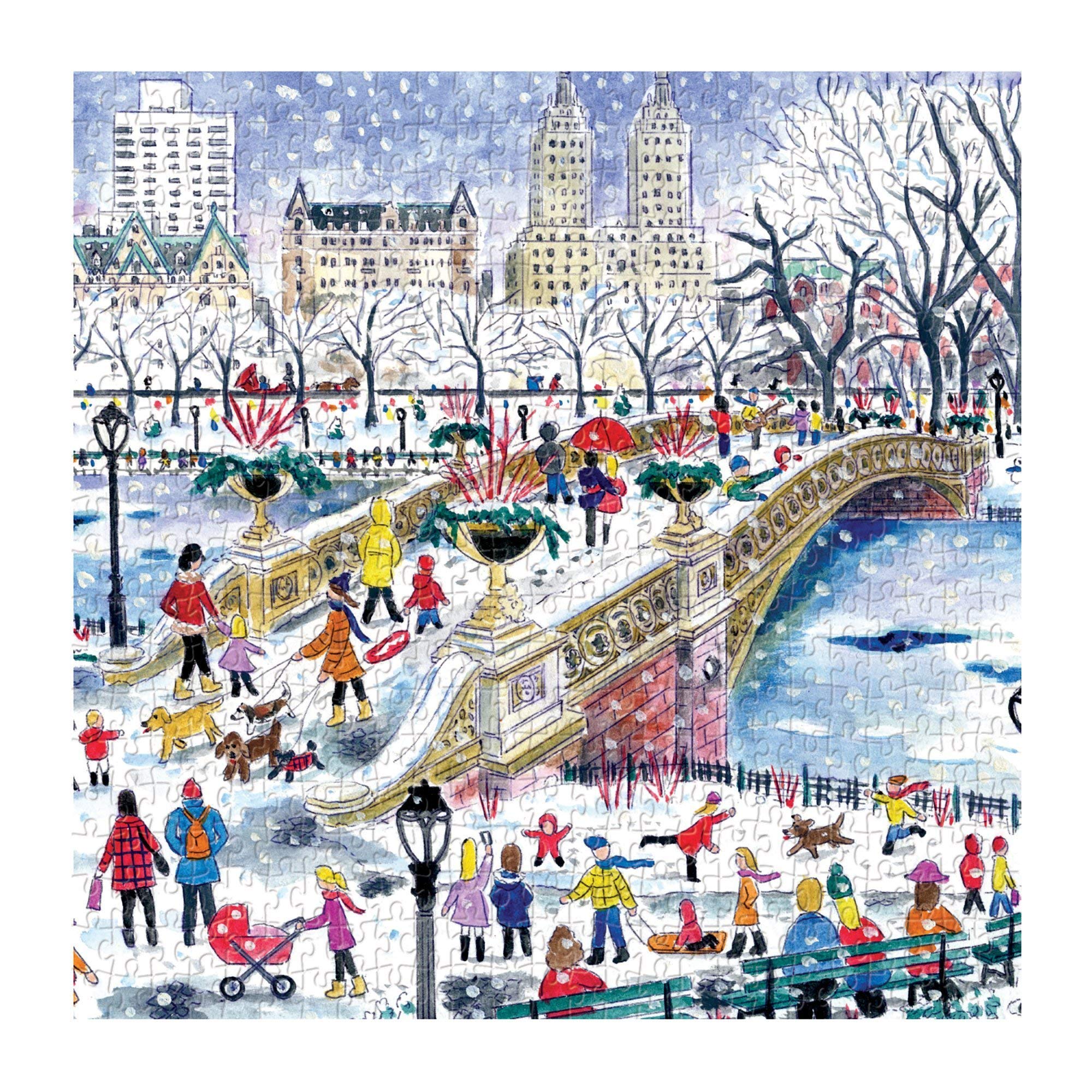 Michael Storrings Bow Bridge In Central Park