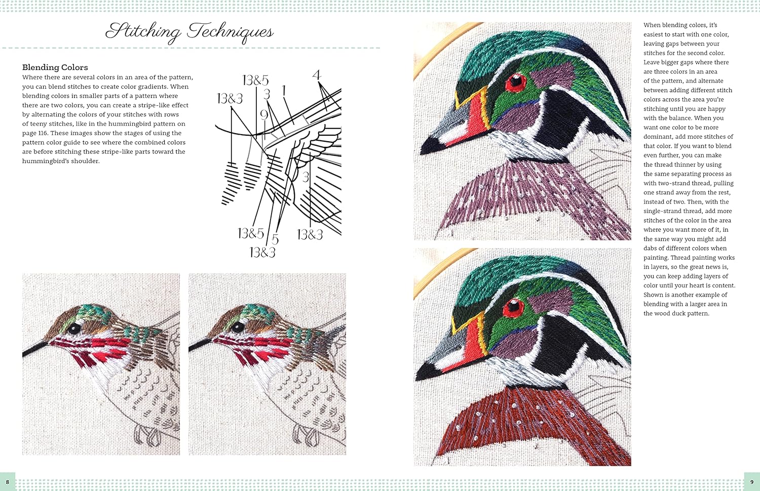 Embroidery Made Easy: Beautiful Birds