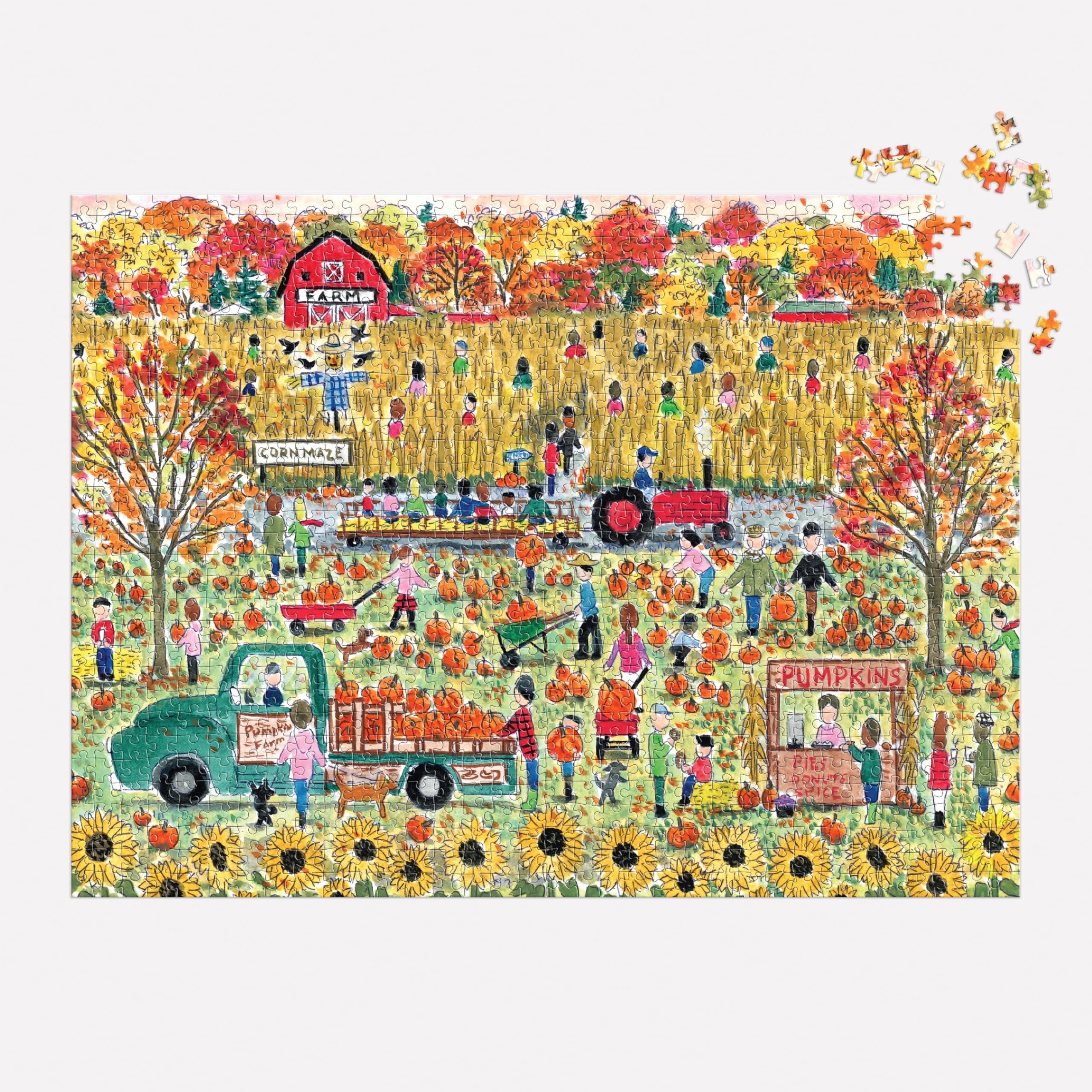 Pumpkin Patch – 1000 Piece Michael Storrings Jigsaw Puzzle
