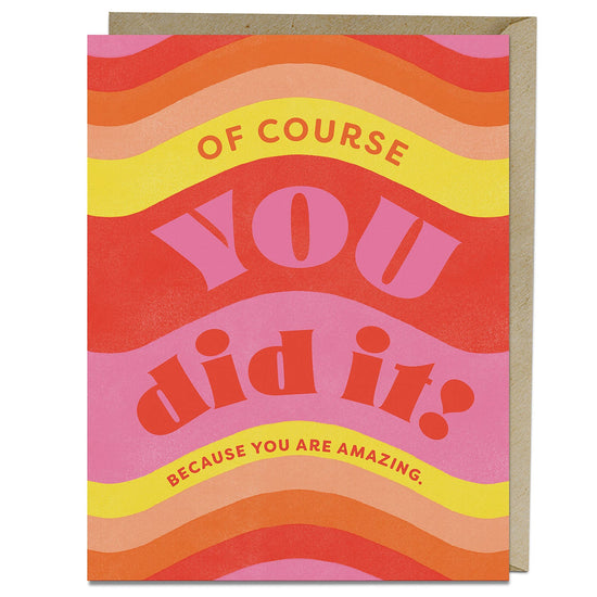 Because You Are Amazing Greeting Cards (Greetings Card)