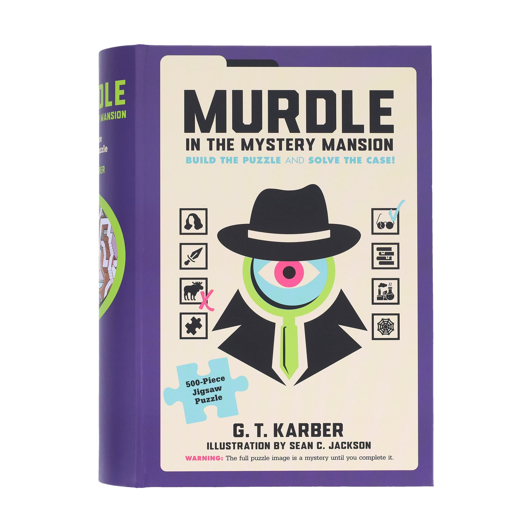 Murdle in the Mystery Mansion 500-Piece Jigsaw Puzzle