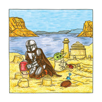 Star Wars The Mandalorian and Child 2027 Wall Calendar