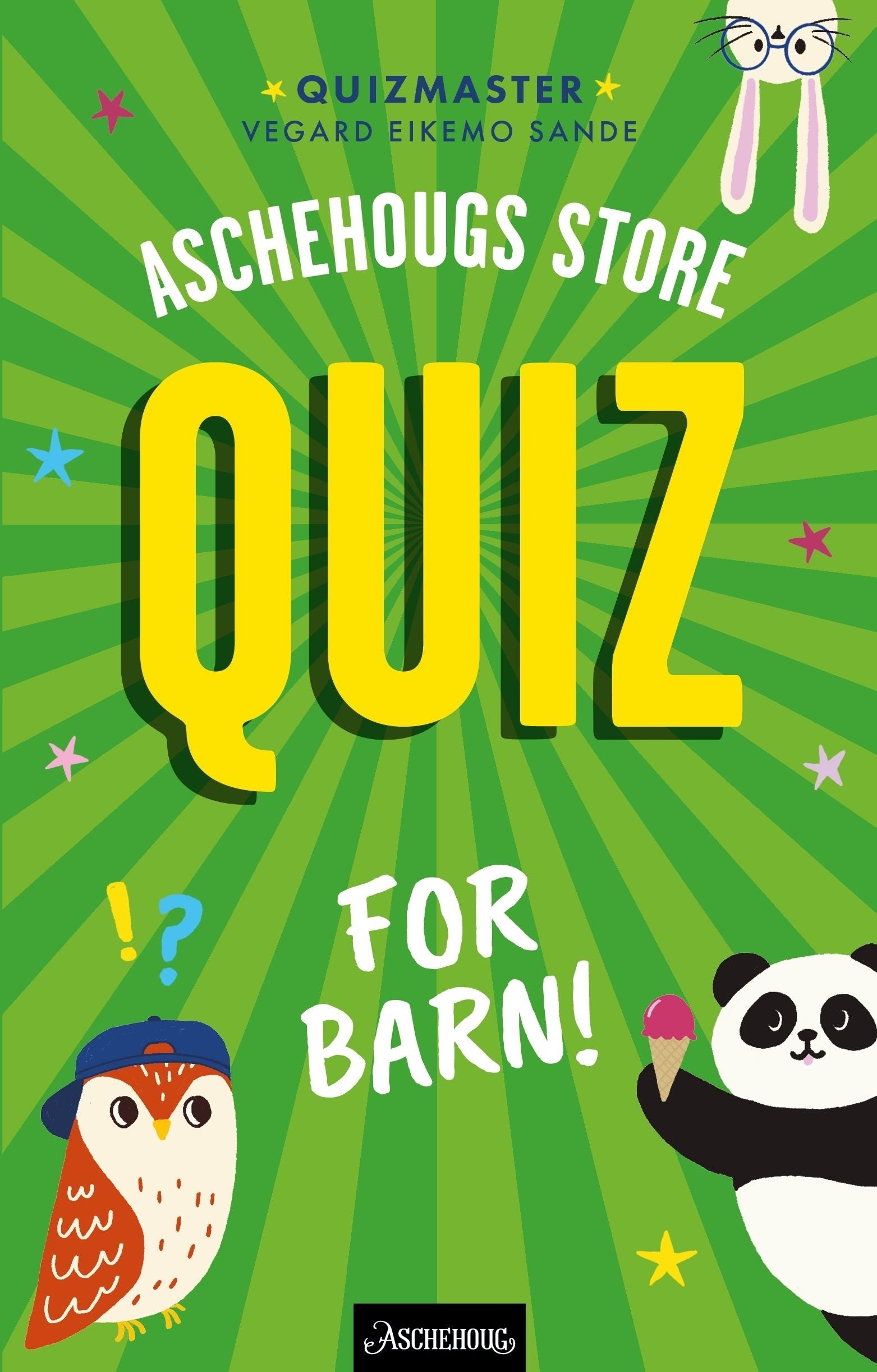 Aschehougs store quiz for barn!