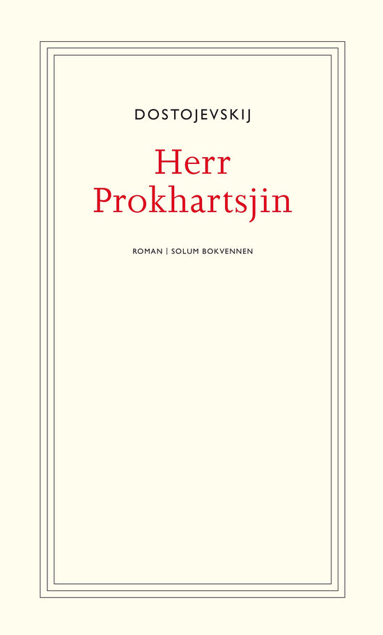Herr Prokhartsjin og andre fortellinger