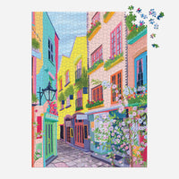 London Passage – 1000 Piece Puzzle Fun and Challenging Activity with Bright and Bold Artwork of Colorful London Streets for Adults and Families