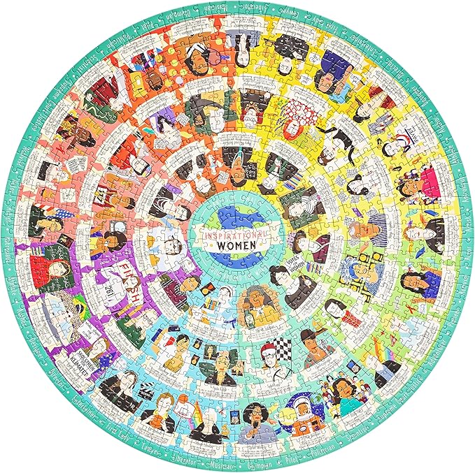 Inspirational Women 1000 Piece Jigsaw Puzzle, Multi, One Size