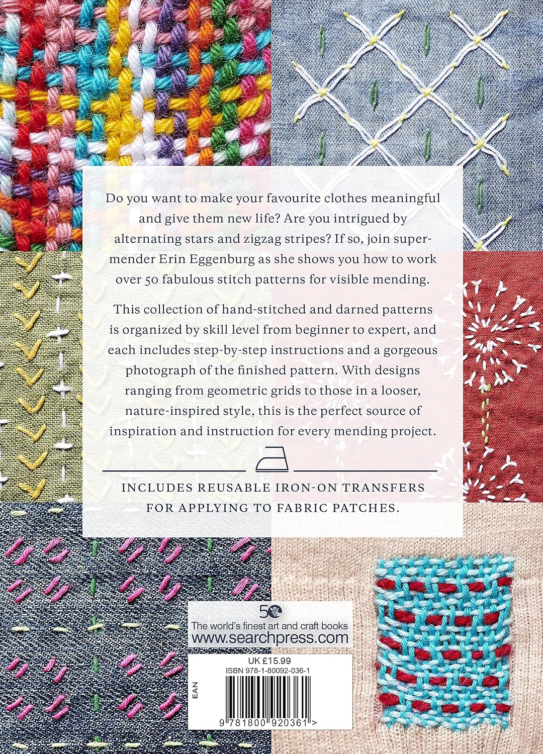 The Mending Directory: Over 50 modern stitch patterns for visible repairs