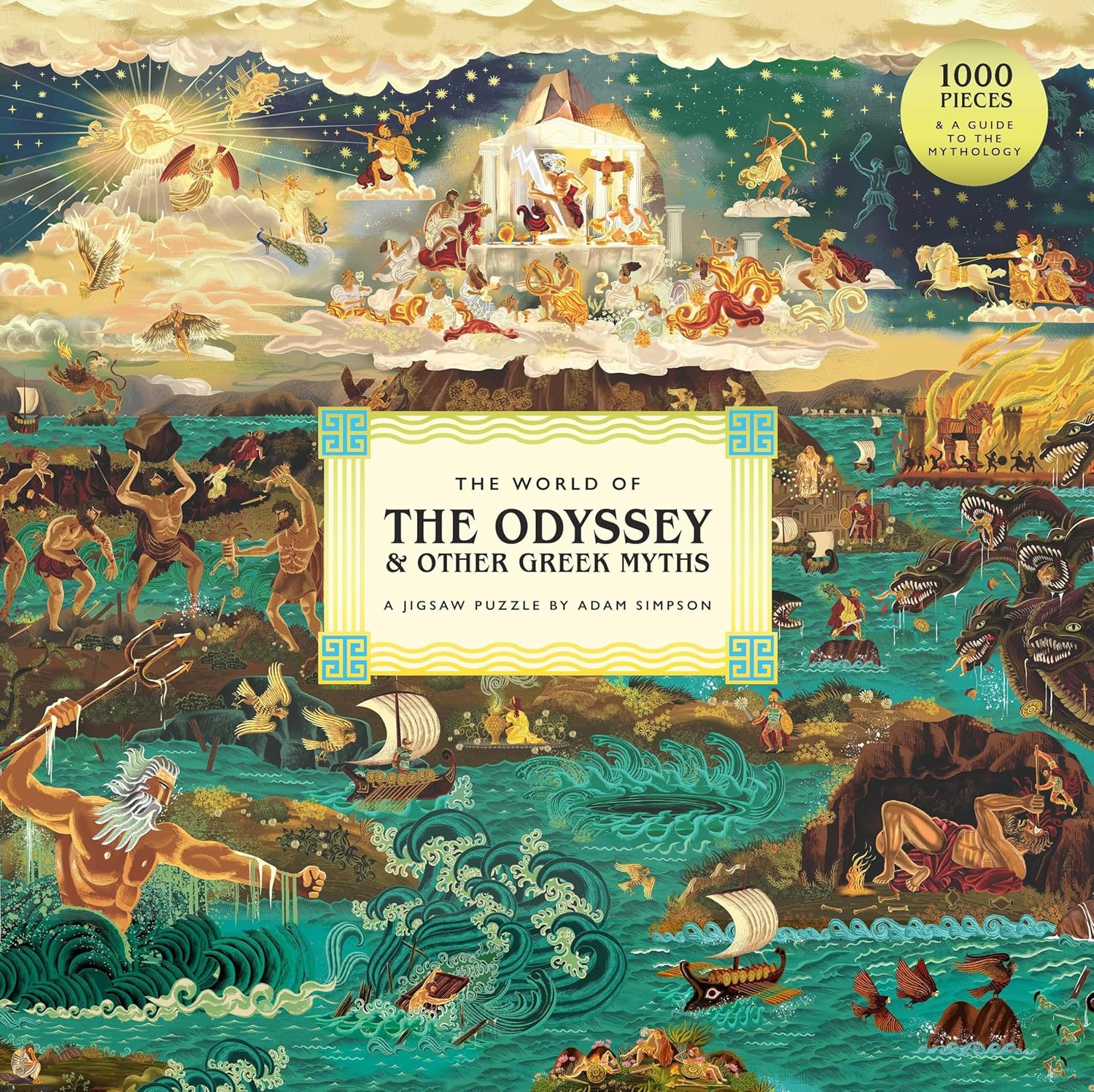 The World of the Odyssey & Other Greek Myths: A 1000-piece jigsaw puzzle