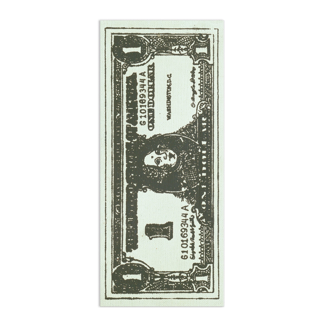 Warhol Dollar Bill Shaped Bookmark