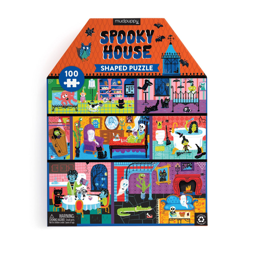 Spooky House 100 piece House-Shaped
