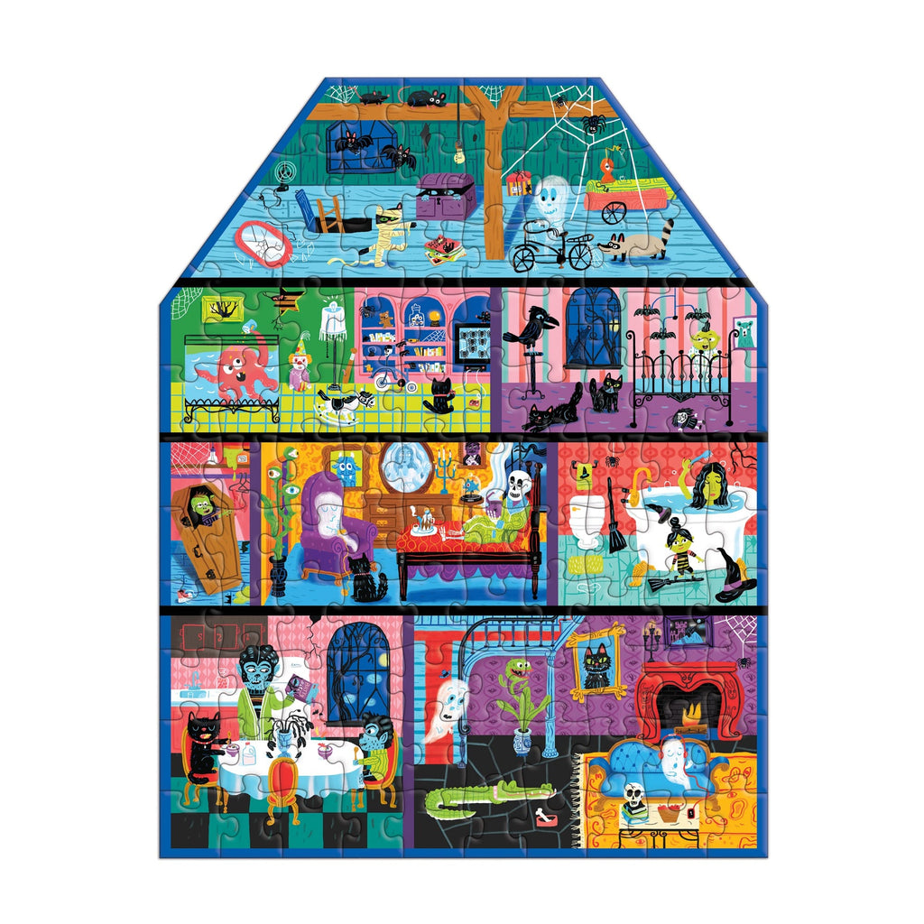 Spooky House 100 piece House-Shaped