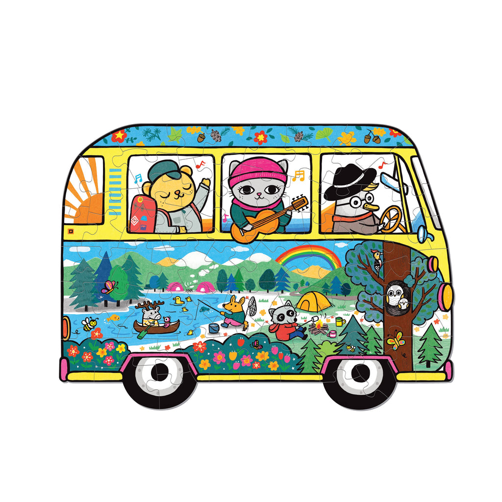 Adventure Van 75 Pc Shaped Puzzle