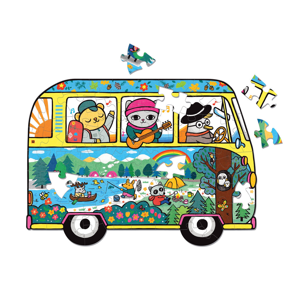 Adventure Van 75 Pc Shaped Puzzle