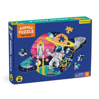 Space Mission 75 Piece Shaped Scene