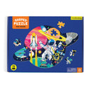 Space Mission 75 Piece Shaped Scene