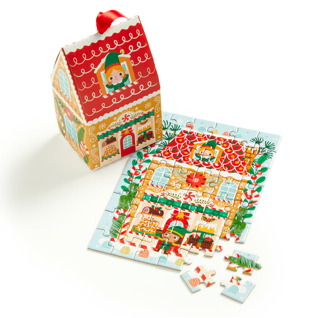 Santas Bakery 48pc Mini Pzl Orname