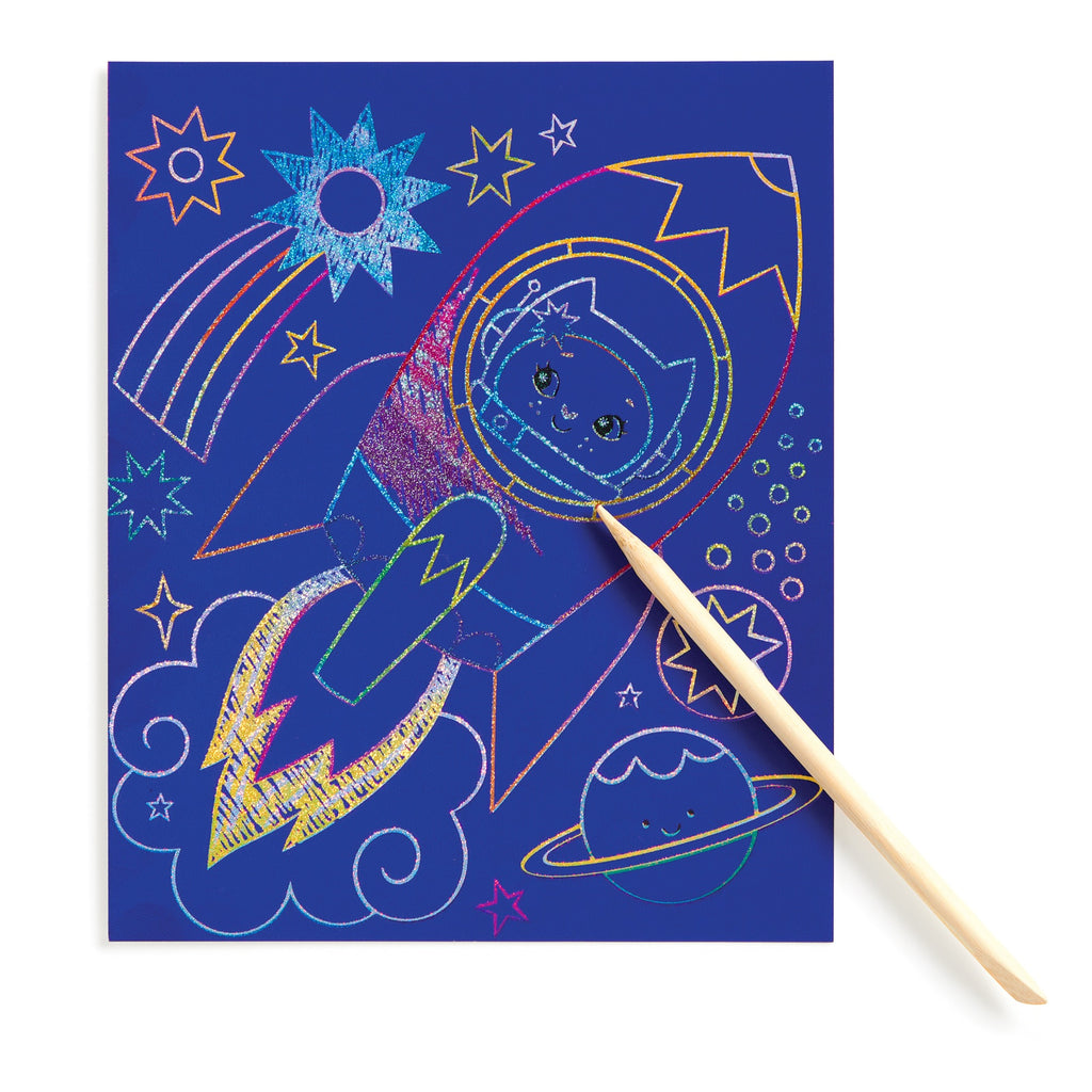 Cosmic Galaxy Scratch Magic