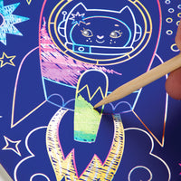 Cosmic Galaxy Scratch Magic