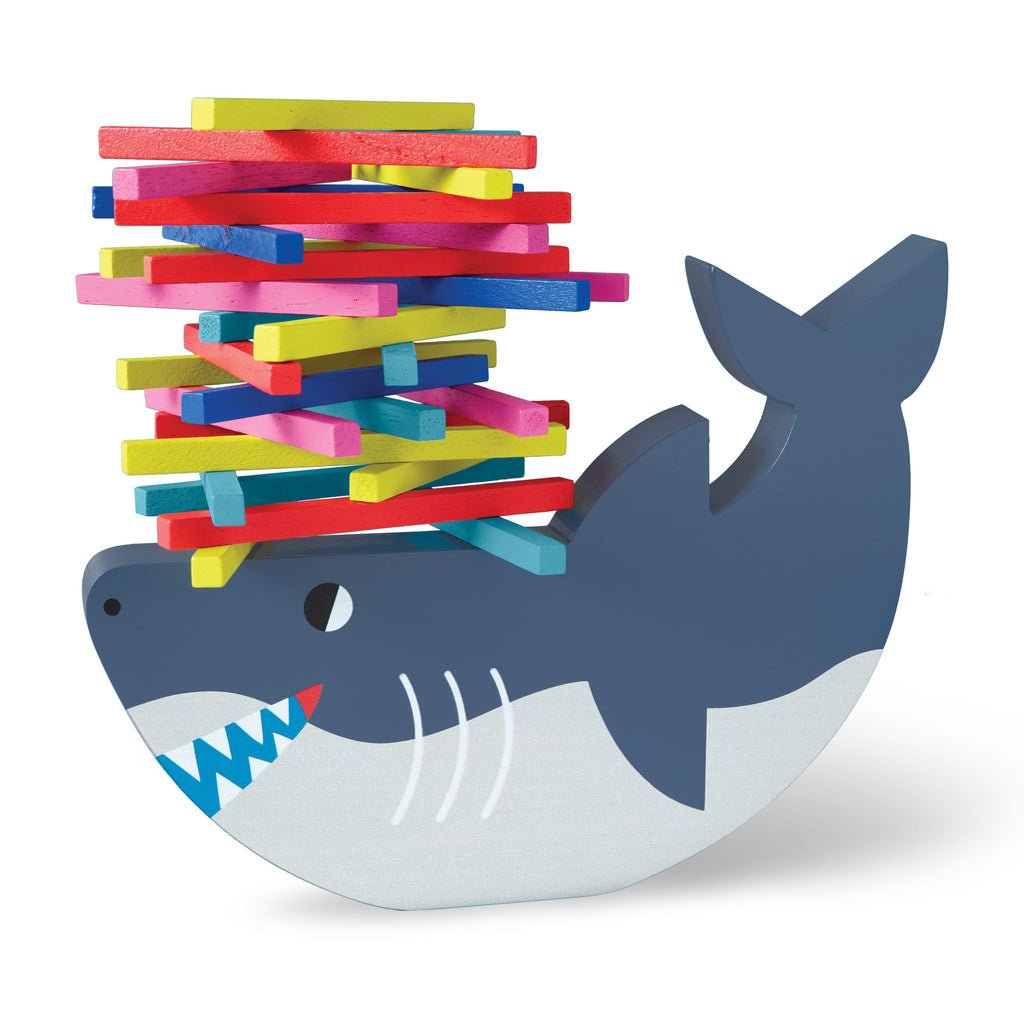 Shark Stackup Wooden Balancing Game
